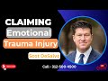 &quot;Should I Claim Mental Trauma Psychological Injury PTSD Anxiety Depression?&quot; [Call 312-500-4500]