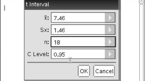 2017 SQA AH Statistics Q7