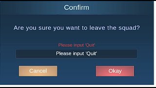 How to quit from squad ML 2020