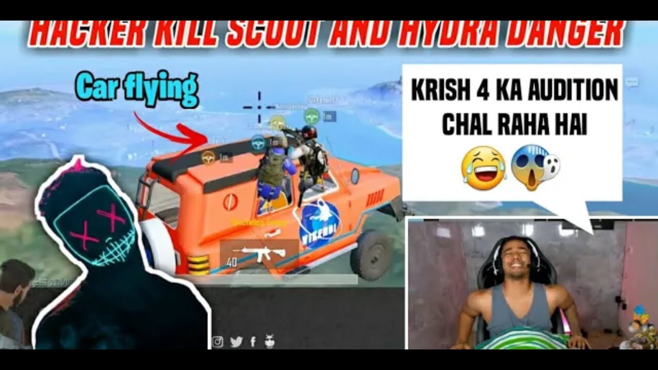 Hacker Killed Scout And Hydra Danger | Scout Spectating Bgmi Hacker Gameplay