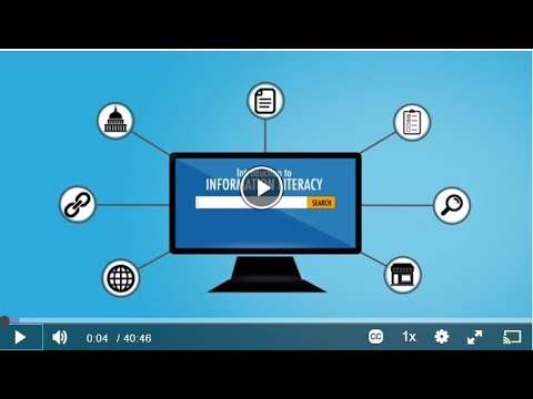Introduction To Information Literacy (40 Minutes)