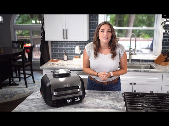  Ninja Foodi XL Pro 5-in-1 Indoor Grill & Griddle with 4-Quart  Air Fryer, and Bake, IG600 : Home & Kitchen