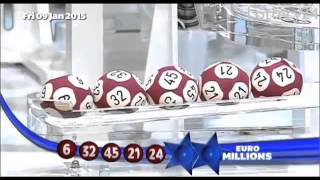 2015 01 09 Euro Millions Number and draw results