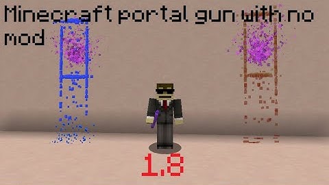 Minecraft Portal Gun with No Mod 1.8