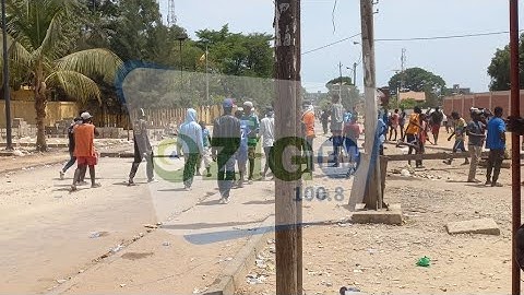 🔴En direct : Ziguinchor les manifestations continuent..