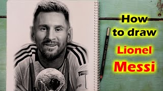 How to draw Lionel Messi,s face /with training and explanation screenshot 5
