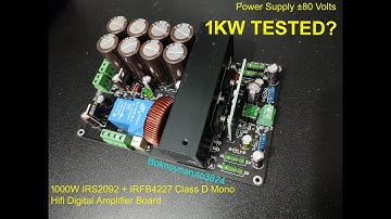 1000W IRS2092 + IRFB4227 Class D Mono Hifi Digital Amplifier Board Tested