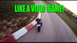 INSANE 3rd Person DRONE Supermoto!