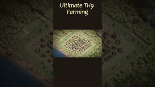Ultimate TH9 Farming Base Guide #clashofclans #coc #shots #newth9base #th9 #shortvideo #gaming