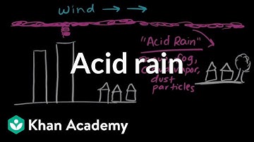 Acid Rain| Atmospheric Pollution| AP Environmental science| Khan Academy