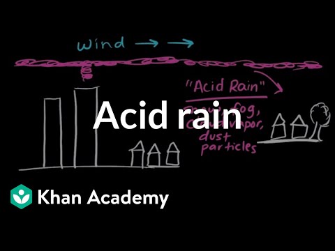 Acid Rain| Atmospheric Pollution| AP Environmental science| Khan Academy