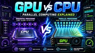 GPU vs CPU in Parallel Computing | Performance, Challenges & Why GPUs Win for AI & Simulations