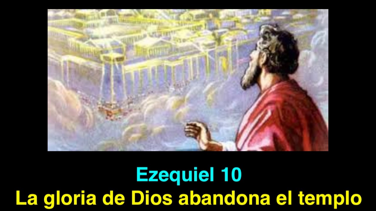 Resultado de imagen para la gloria de dios se va del templo