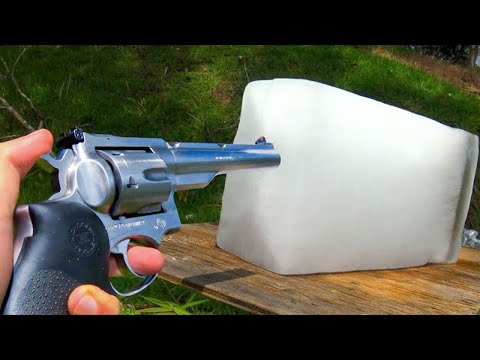 Pistola 357 magnum VS Gelatina Balística Americana 🇺🇸 