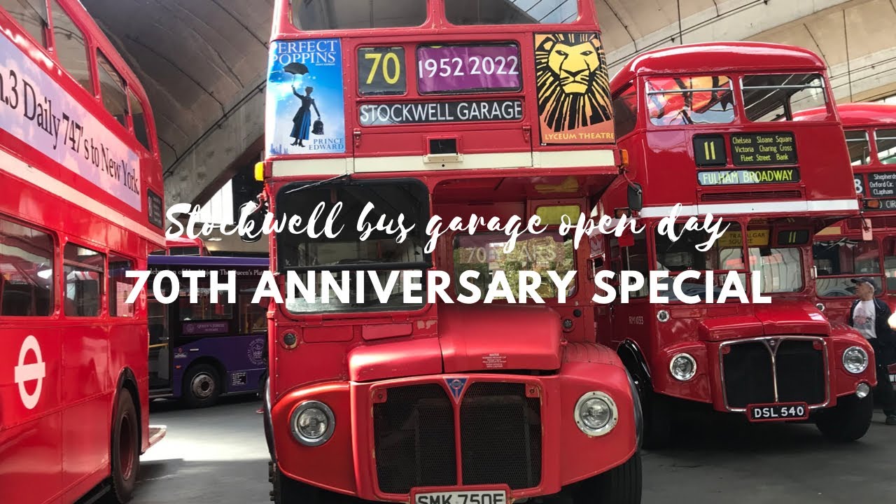 Stockwell bus garage open day 11/6/22 (70TH ANNIVERSARY SPECIAL)
