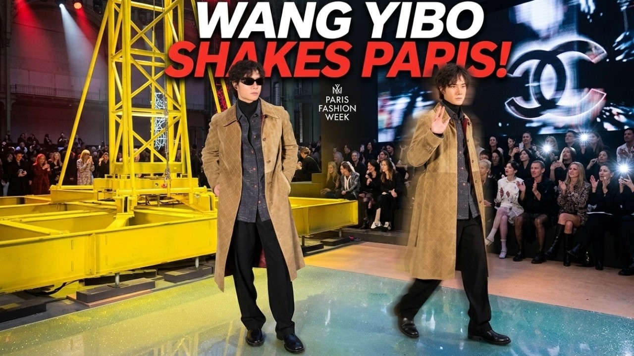 Срочная новость: Загадочный образ Ван Ибо в наряде от Chanel произвел фурор на Неделе моды в Париже.