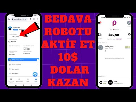 ROBOTU AKTİF EDEREK 10 DOLAR KAZAN | internetten para kazanma - bedava para kazanma