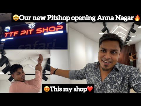 🤩Our new PitShop Opening in Anna Nagar🔥| This My Shop❤️| Aj Squad | Ajees