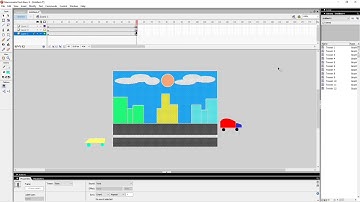 TUTORIAL MEMBUAT TEKNIK MOTION TWEEN | MACROMEDIA FLASH 8