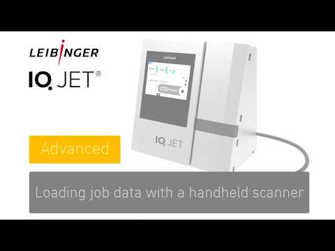 Load data with handheld scanner
