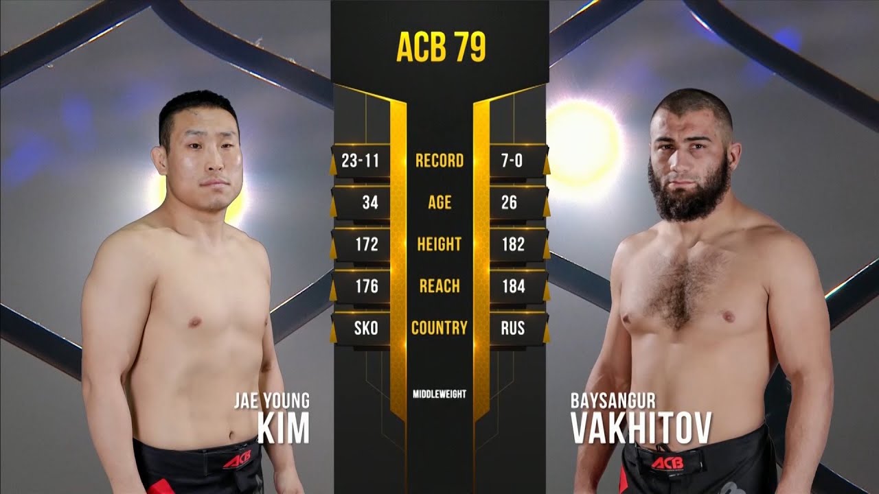 Джа Йонг Ким vs. Байсангур Вахитов | Jae Young Kim vs. Baysangur Vakhitov | ACB 79