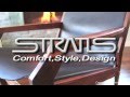 Stratis Sling Chair Leather lounger at City Life Home Stratis Sling Chair Leather lounger at City Life Home
