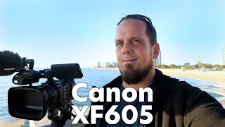 Filming an Ocean Sunrise with the Canon XF605 in Clog3