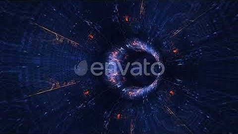 Hi Tech Abstract Tunnel Dark Blue | Motion Graphics - Videohive template