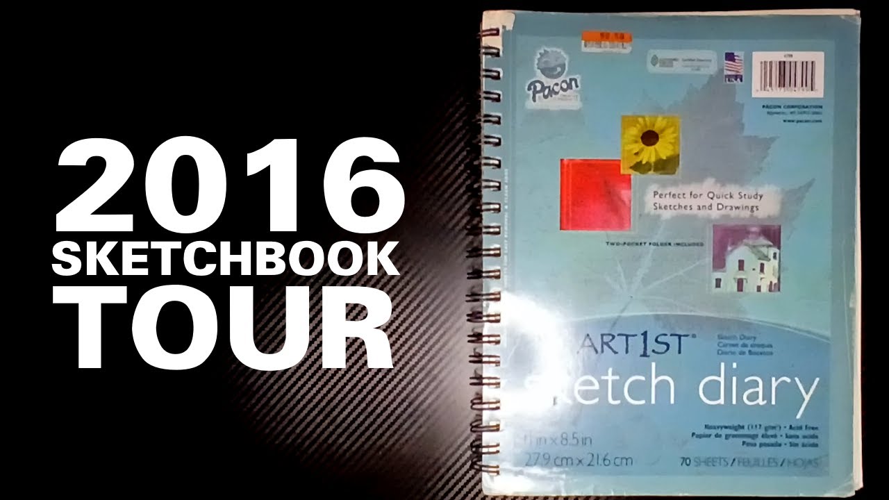 Sketchbook Tour 2 (2016) || Drawing - YouTube