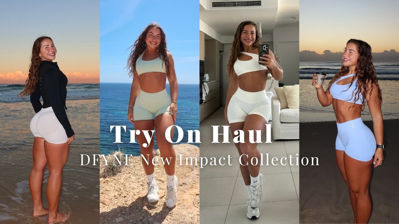 DFYNE TRY ON ACTIVEWEAR HAUL | New Impact Collection