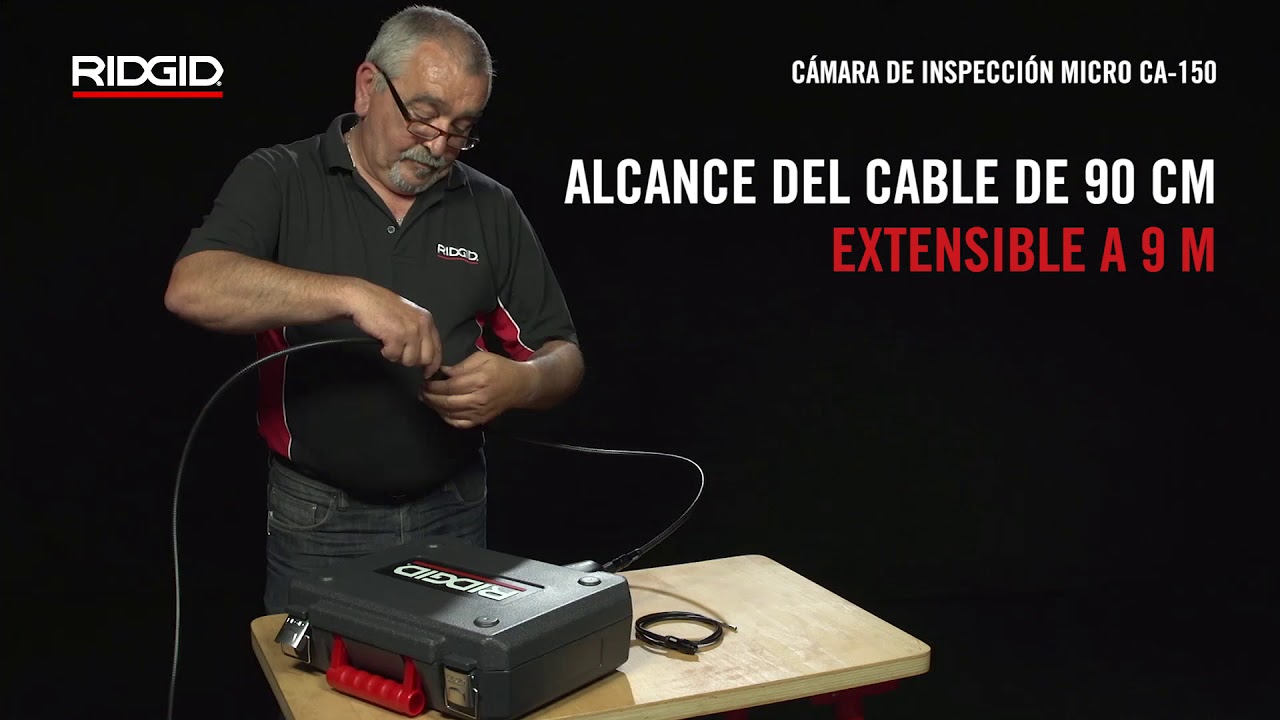 RIDGID LATINOAMÉRICA Cámara de inspección micro CA-150 - YouTube