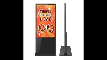 Floor standing 55 Inch Infrared touch screen kiosk LCD digital signage kiosk with android windows OS
