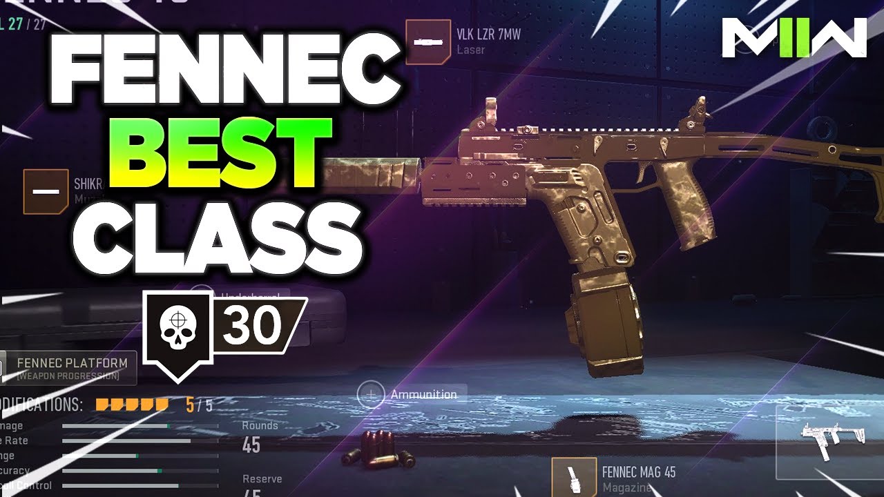 MOST OVERPOWERED SMG IN MW2 Fennec Best Class Setup | Modern Warfare 2 ...