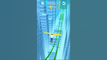 Stunt Rails Gameplay || 👍💯😜😀 #shorts #stuntrails #androidgames