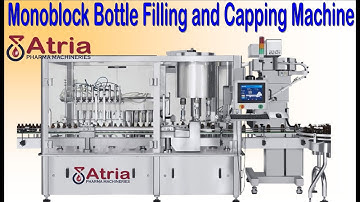 Monoblock Bottle Filling and Capping Machine || Flow Meter Liquid Filling and Capping Machine