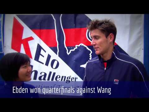 EBDEN won quarterfinals against Wang - Yokohama ATP Challenger 2013