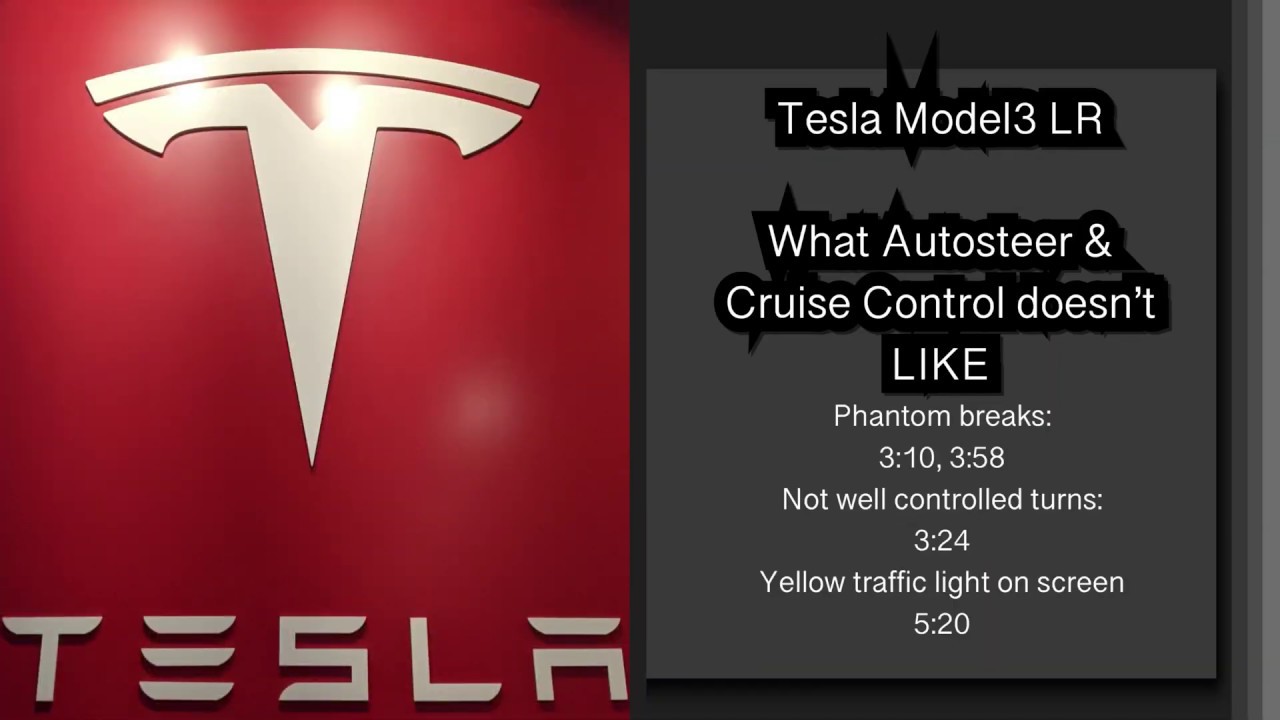 Tesla Model 3Lr Cruise Control & Autosteer in practice