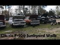 Classic Ford F-100 Junkyard Walk