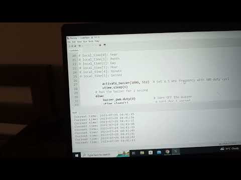 Creating alarm using ESP32 and buzzer