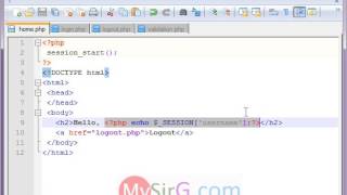 Login Example in PHP part 4 of 4