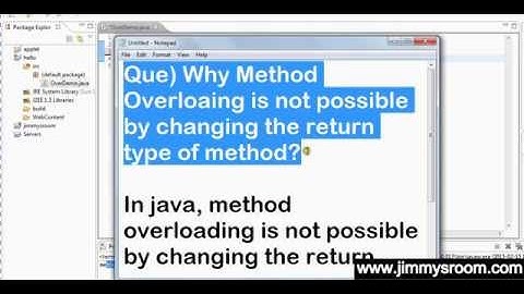 Jave Interview Question ,Why Can