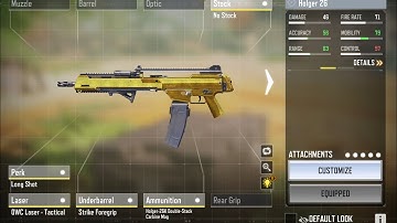 *GOLD* Holger-26 Camo Unlocking (COD Mobile)