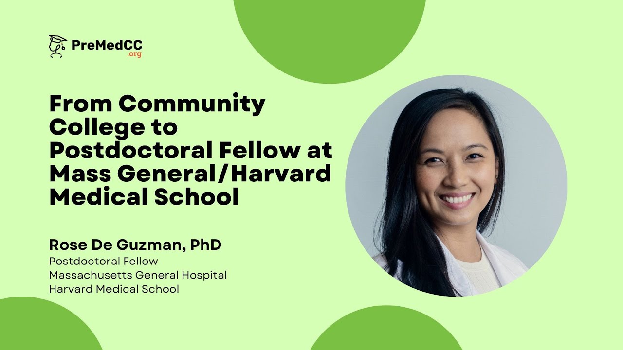 From CC to Postdoc Fellow at Mass General/Harvard Medical School Rose