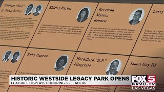 New Historic Westside Legacy Park highlights local leaders