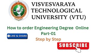 How to Order VTU Degree from Website |  VTU degree certificate online easy, no confusion!