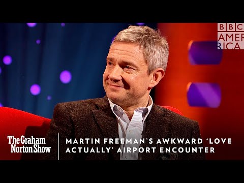 Martin Freeman S Awkward Love Actually Airport Encounter Graham Norton Show Fri c America Youtube