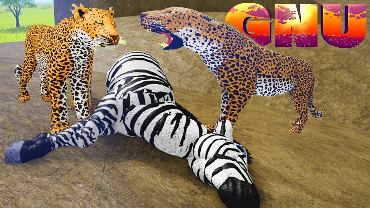 Пара леопардов АЛЬФА, Леопардовый камень, Защита территории | Геймплей Wild Savannah 30