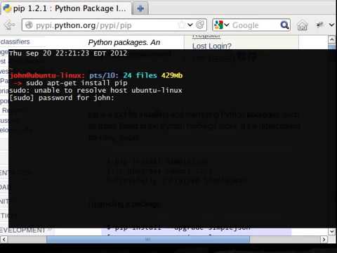 Python colorama 00 Installing on Linux - YouTube