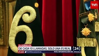 Equipo de 24 Horas TVN visitó el cuartel Sexta Compañía CBS