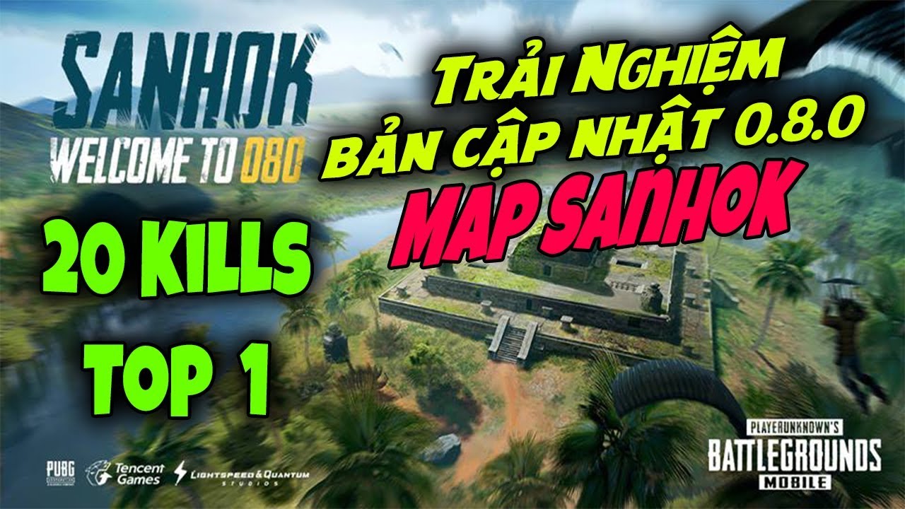 sanhok  New 2022  Trải Nghiệm Bản Cập Nhật 0.8.0 PUBG MOBILE Với Map Sanhok